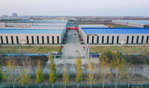 严一集团|渤海先进技术研究院检测检验中心主体幕墙工程进展顺利