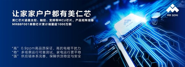 单颗芯片销量破1000万 美仁芯片"可靠性"再获市场认可