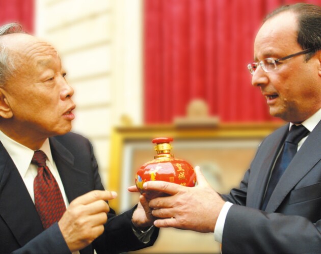 大红灯笼皇城根酒在巴黎爱丽舍宫大放异彩