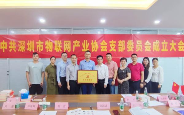 中共深圳市物联网产业协会支部委员会正式成立，奋力谱写“物联时代”新篇章