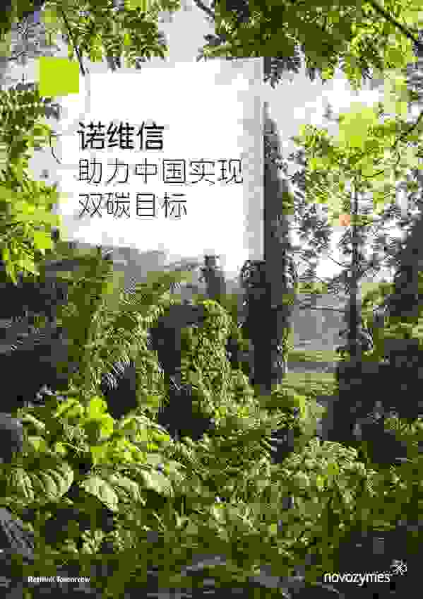 《诺维信助力中国实现双碳目标》白皮书重磅发布