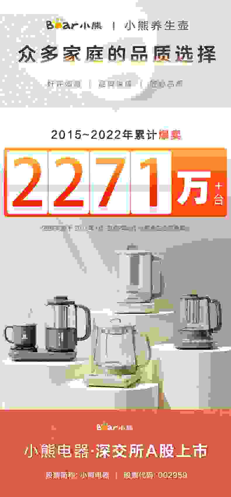 小熊电器养生壶爆卖超两千万台，背后做对了哪些？