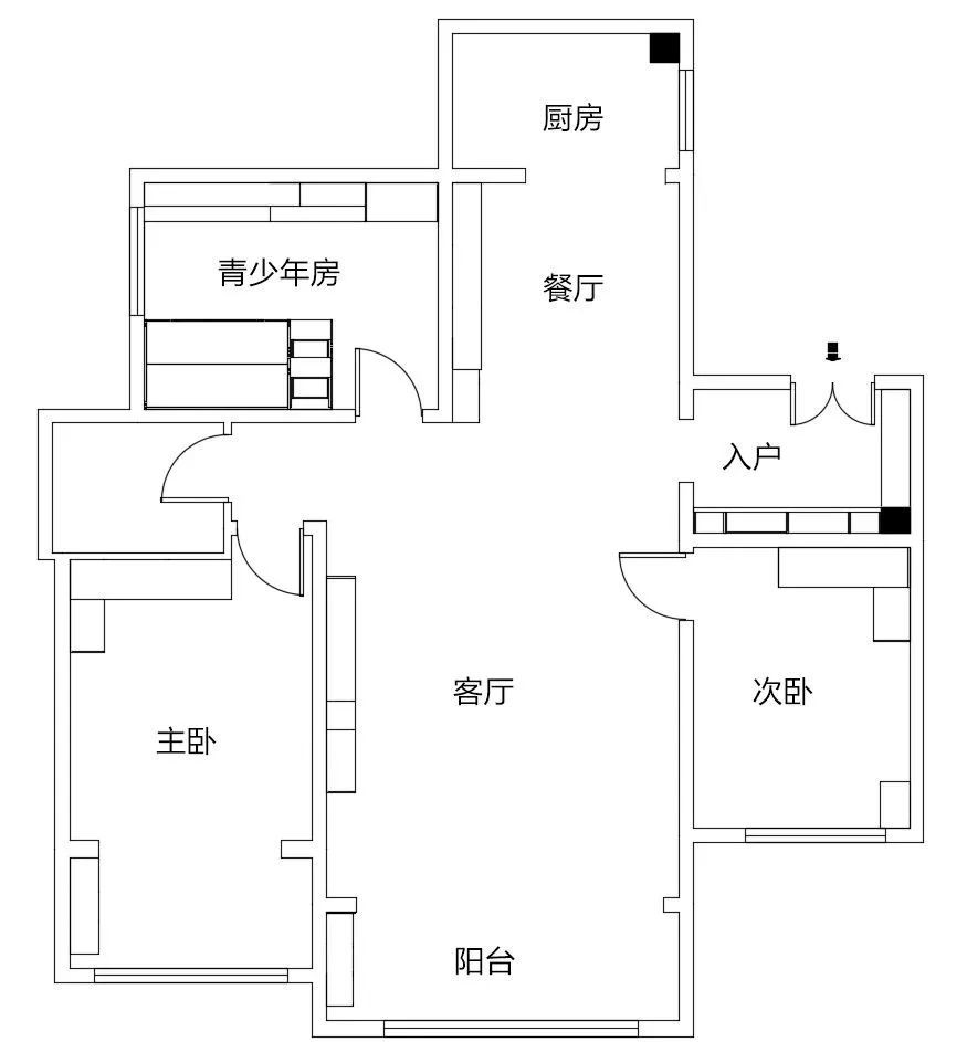 全友案例|126㎡现代简约风，阳台当书房，想直接照搬！