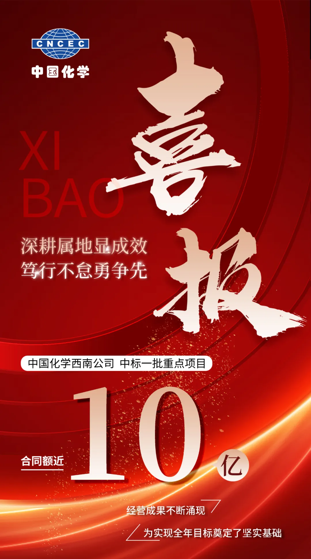 总金额近10亿元！中国化学西南公司一批项目中标丨打赢生产经营“主动战”