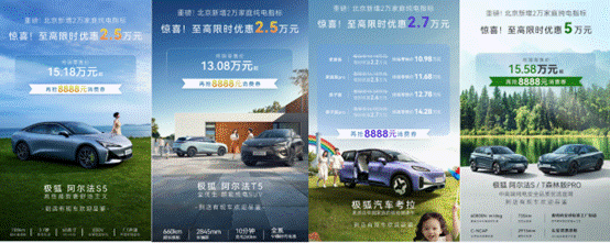 北京2万新能源指标定向增发，极狐汽车伴您同行