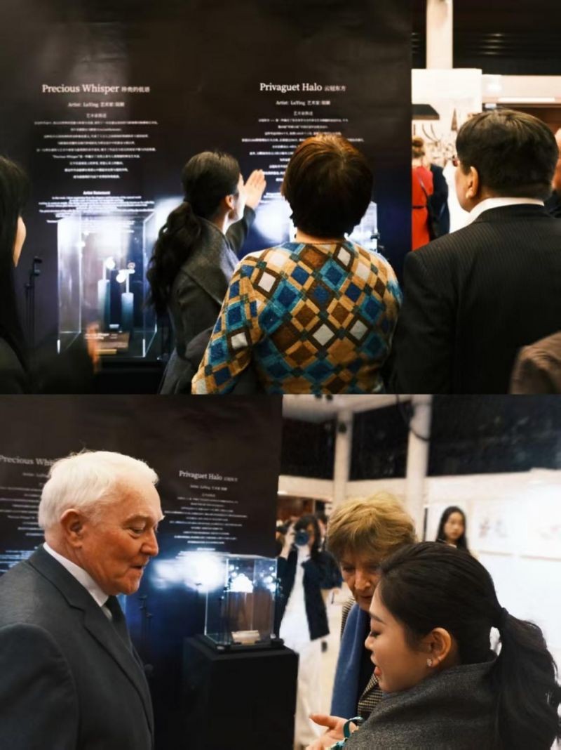 中国珠宝艺术家陆颖亮相巴黎卢浮宫Carrousel 展览 荣获“中法文化交流贡献奖”