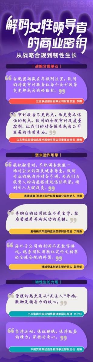 致同：女性领导者分享“商业密码” 携手共探行业未来