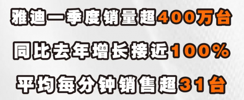 深耕新质生产力，雅迪电动车一季度销量同比增长近100%